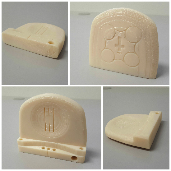 3D printed golf putter head